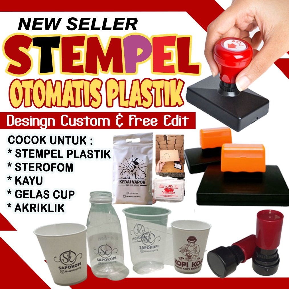 

Stempel Jumbo Stempel Kardus Legalisir Fragile Plastik Gelas Plastik Cup ART Q1C1