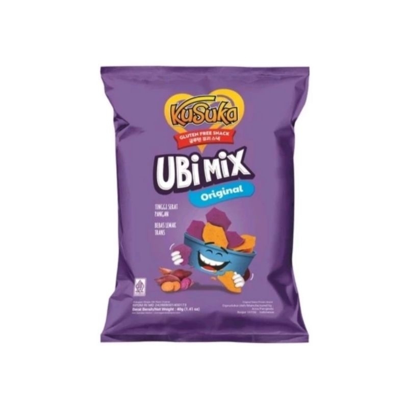 

Kusuka Gluten Free Snack Ubi Mix Original 40gr