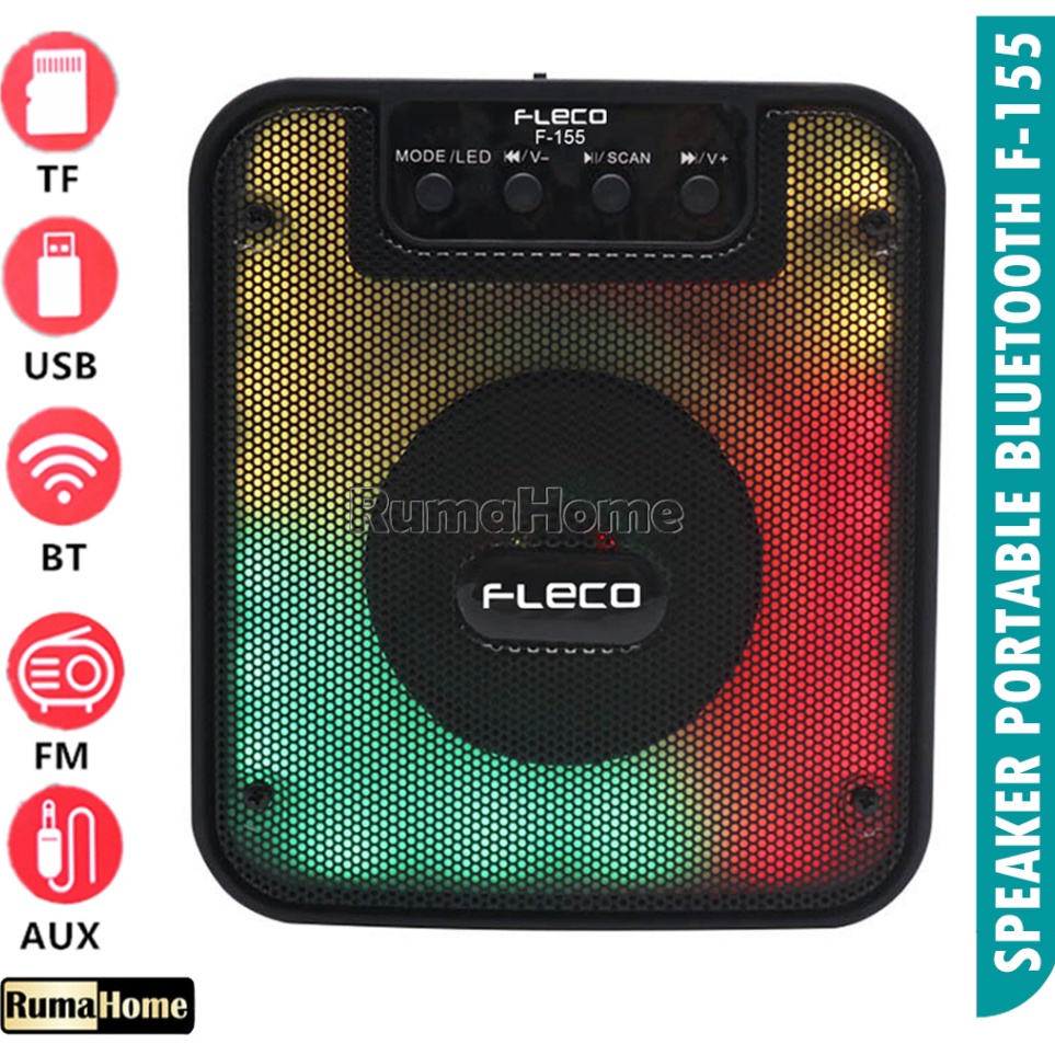 Fleco XBass Speaker Bluetooth fleco F155 Super Bass