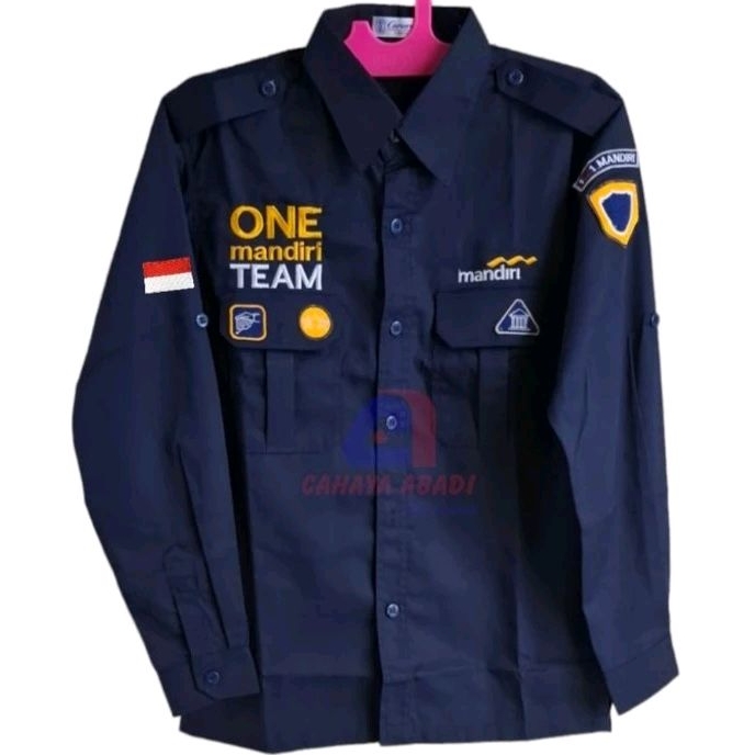 Kemeja Bank Mandiri One Team Baju Bank Mandiri One Team