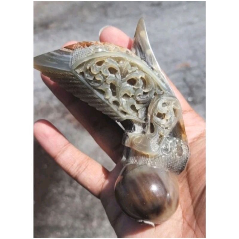 handel deder melayu motif tanduk bule