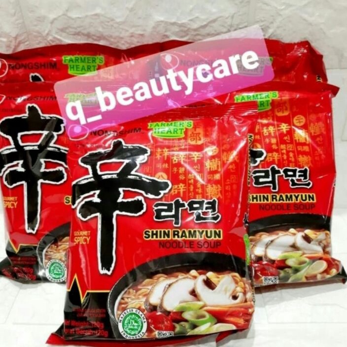 

TEBUS MURAH Nongshim Shin Ramyun Spicy Mushroom Instant Noodle Mie Korea 12gr