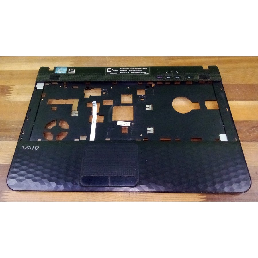 Casing Frame Keyboard Palmrest Laptop Sony Vaio E Series VPCEG 25EB