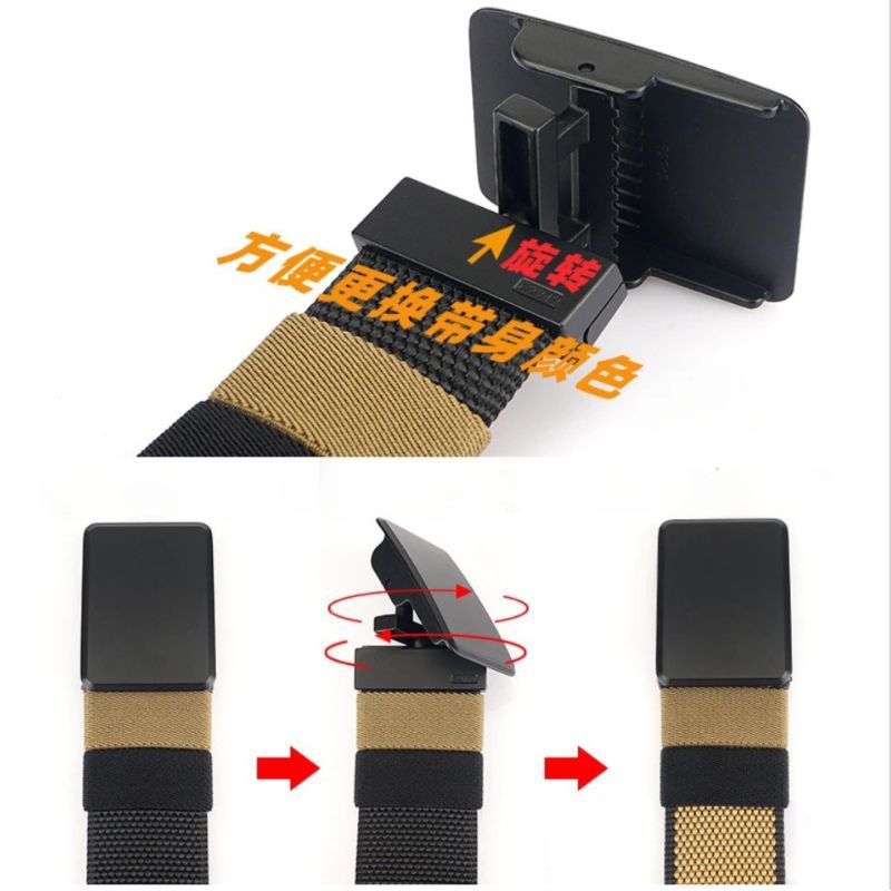 NYLON CANVAS MENS BELT