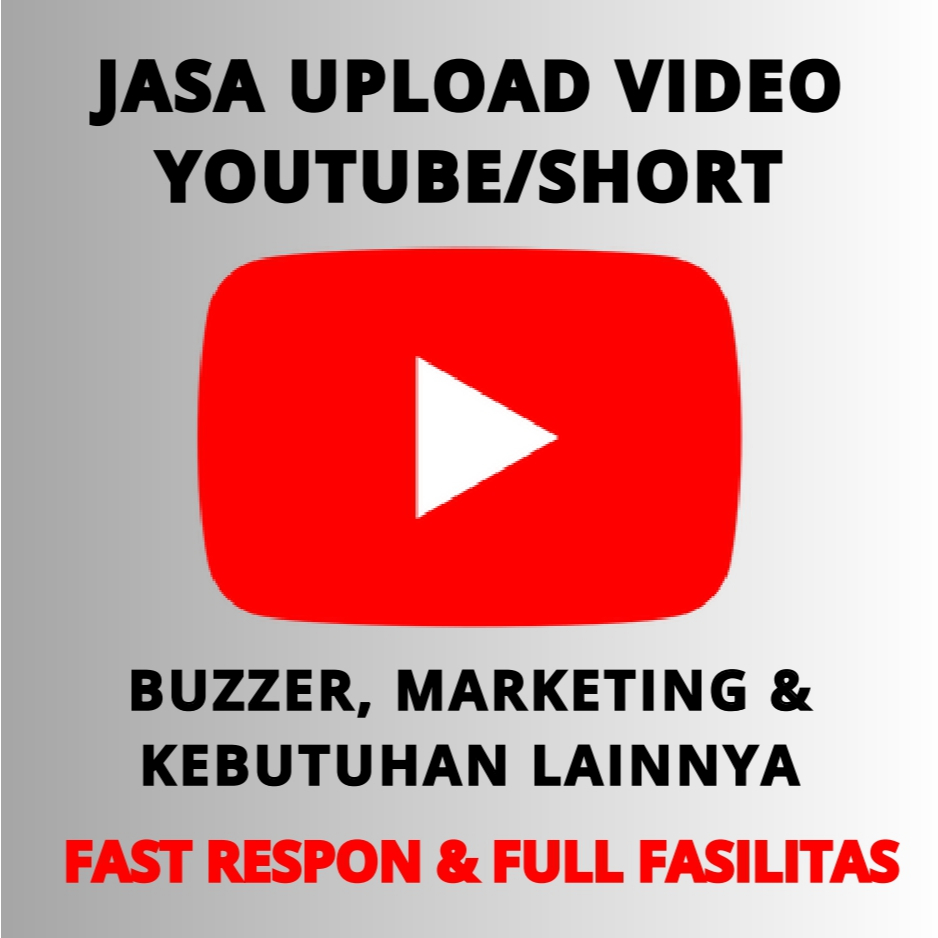 UPLOAD VIDEO YOUTUBE/YOUTUBE SHORT | BISA REQUEST VIDEO | GMAIL DARI SELLER | DATA AKUN DI KASIH | R