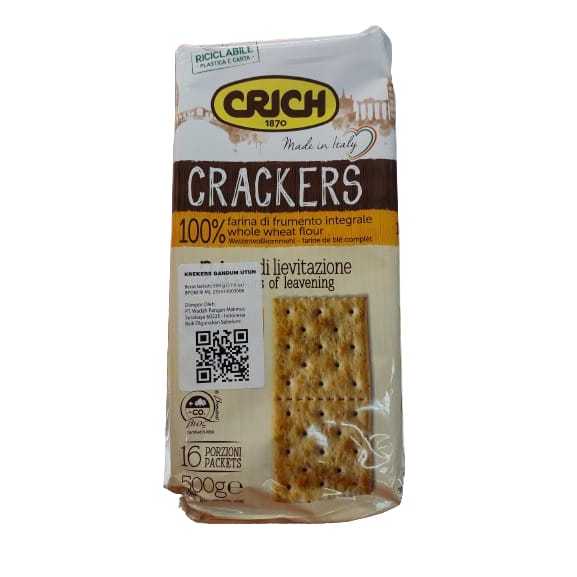 

Crich Crackers Krekes Gandum / Biskuit Gandum 500 gr