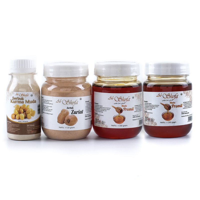 

NG Paket Promil Lengkap Al Shofa Free Kardus Free Bubble dan Tespek