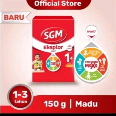 SGM 3+ madu 150gr PROMO/ SGM 3+MADU 1KG