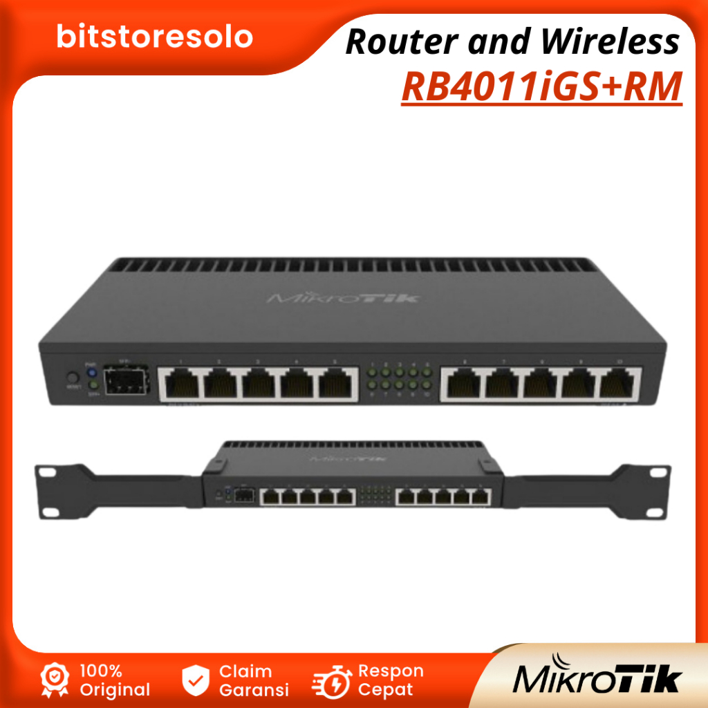 Router Wireless Mikrotik RB4011 IGS + RM