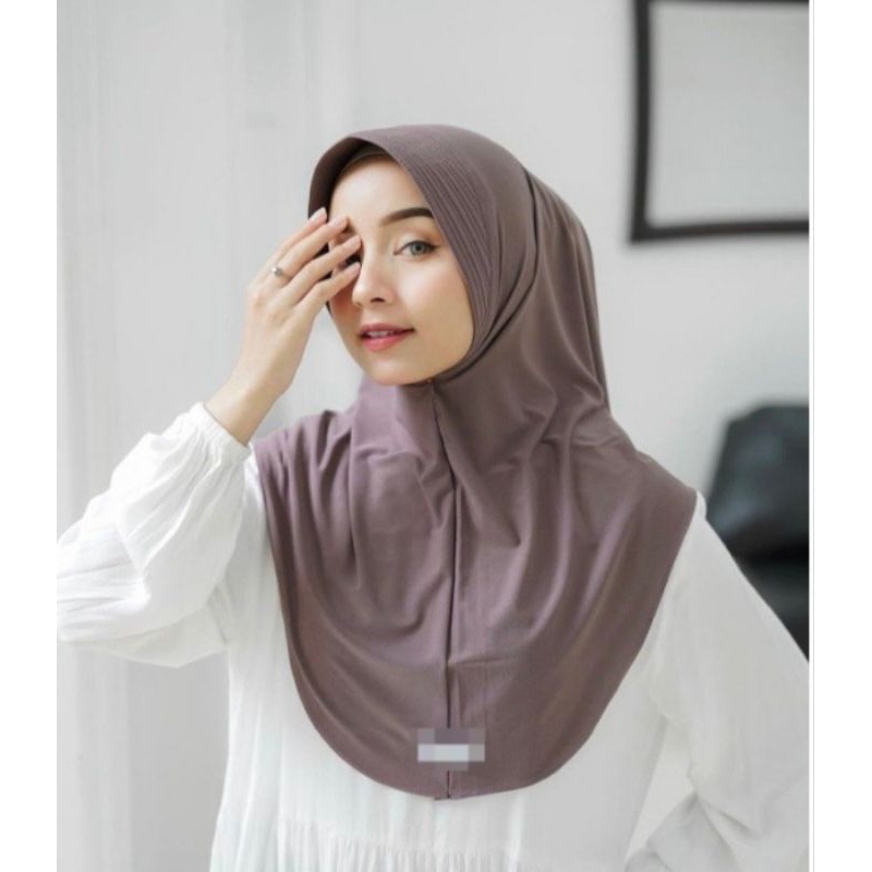 HIJAB BERGO HAMIDAH JERSEY OVAL