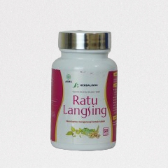 Ratu Langsing Pelangsing Alami | Herbal Alami Pelangsing BPOM | 60 Kapsul