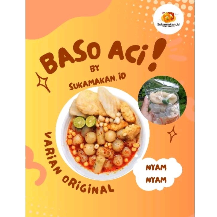 

BASO ACI ORIGINAL INSTAN by Sukamakan.id | Komplit Murah Enak | Tersedia Paket Usaha