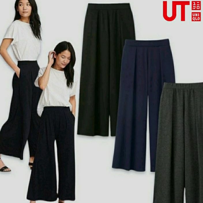 C6369 Uniqlo GU Woman Gaucho Cullotes Pants  Celana Kulot Wanita Uniqlo XSXXL