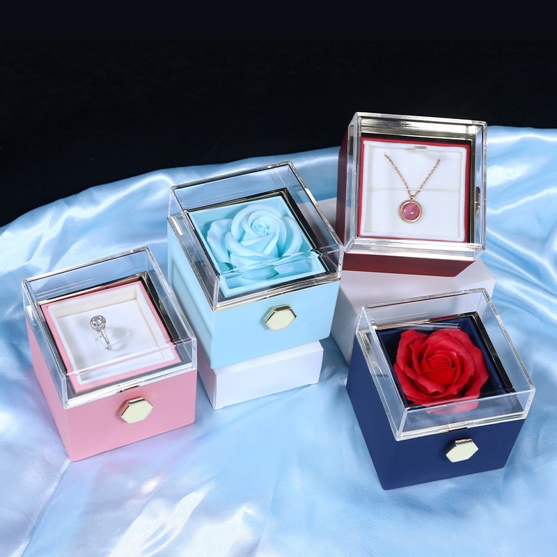 

Kotak Hadiah Everrose kotak kado kalung/cincin /gelang Immortal rose gift box Necklace gift box Original Arctic Deer