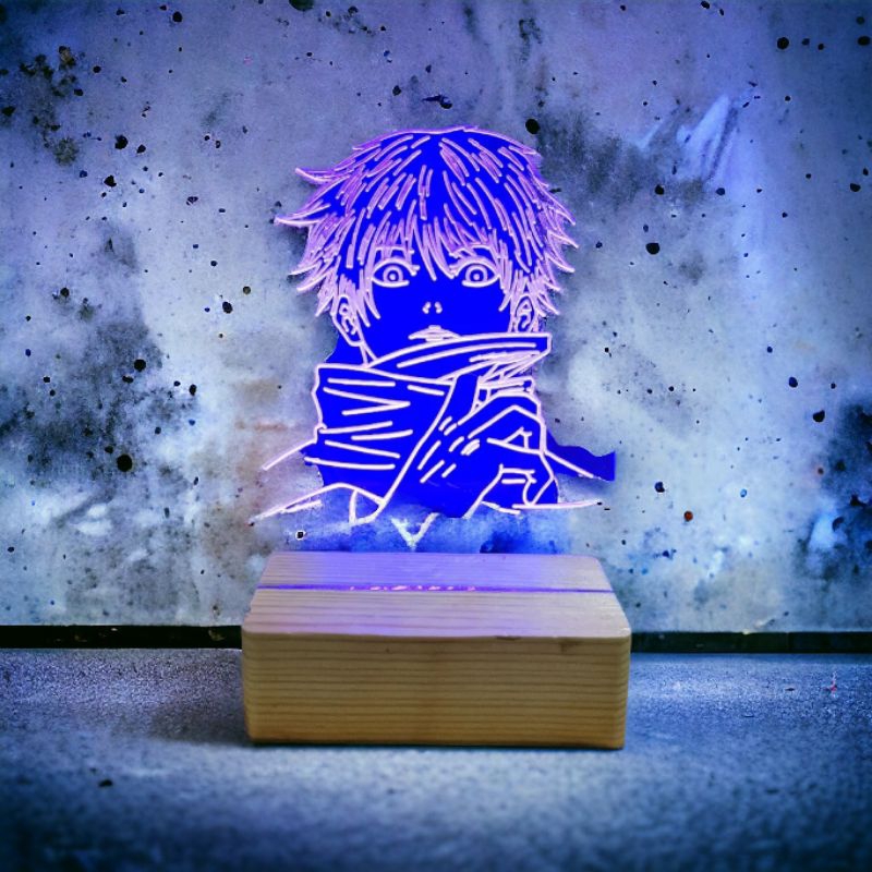 Lampu Hias Lampu Tidur Akrilik LED Gojo Satoru / Standing Lamp Acrylic LED