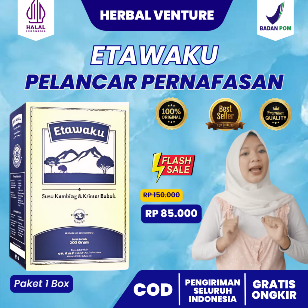 

SUSU ETAWAKU PLATINUM - SUSU HERBAL UNTUK SESAK NAPAS PARU-PARU PERNAFASAN ORIGINAL ASLI STORE LIVE