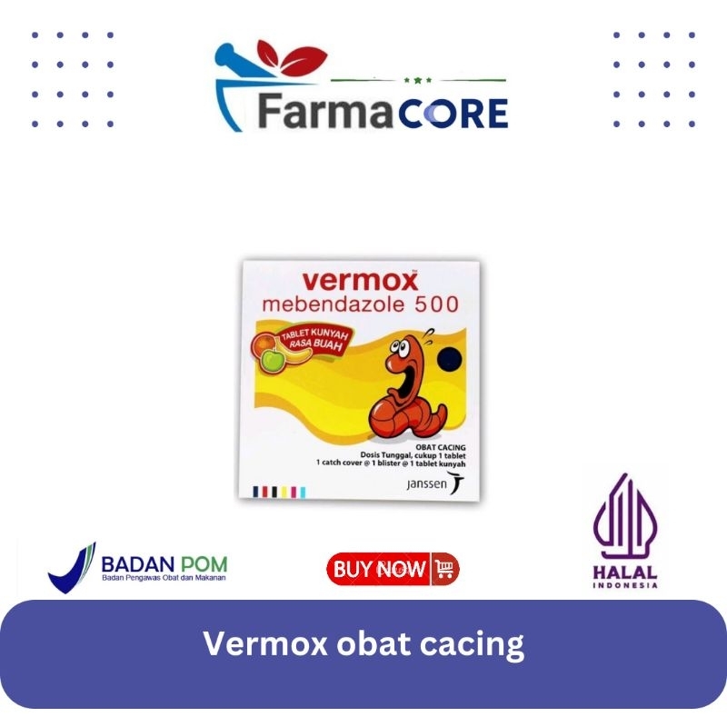 vermox obat cacing / vermox 500 mg / vermox mebendazole