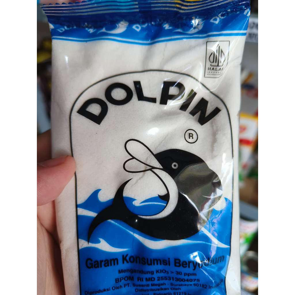 

Garam Halus Dolpin 250g / Garam Dapur Halus / Garam Dolpin / Garam Halal Berkualitas