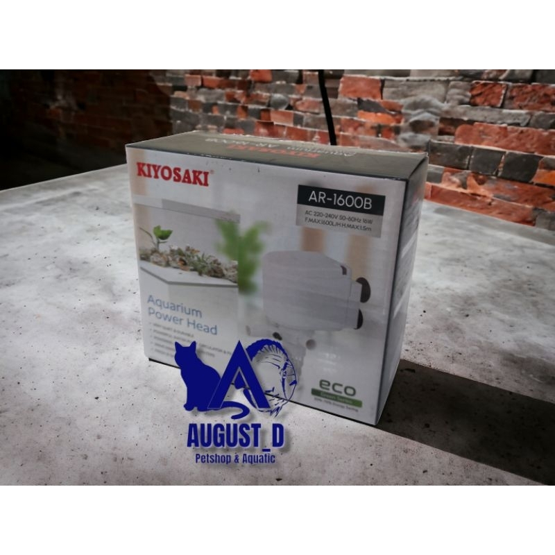 Kiyosaki AR 1600B Pompa Celup Aquarium 1600L/H Power Head Aquarium Kiyosaki AR1600B