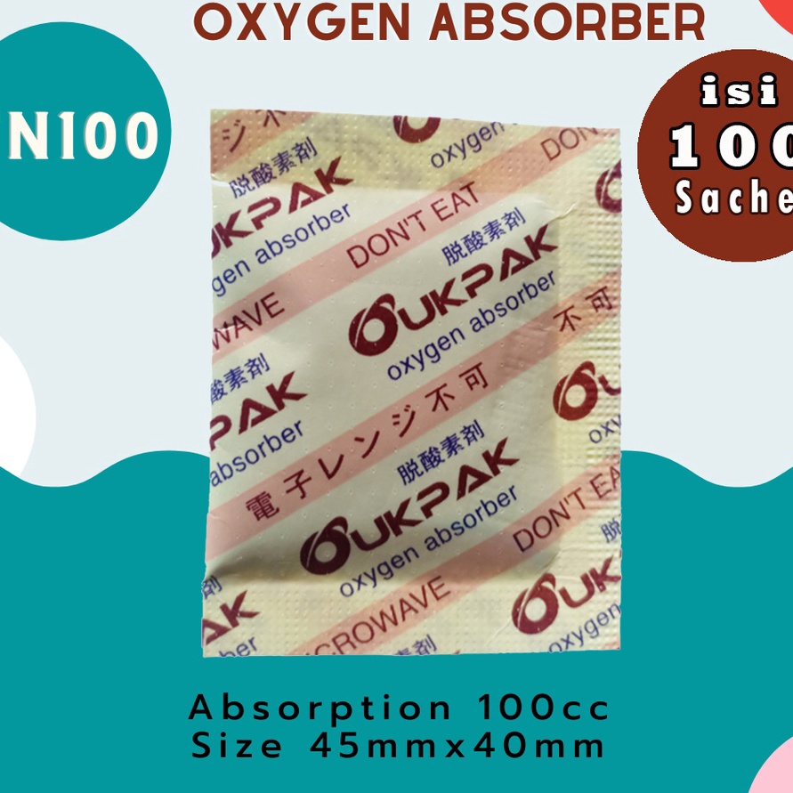 

COD OUKPAK Pengawet Makanan 1cc Oxygen Absorber Oksigen food grade