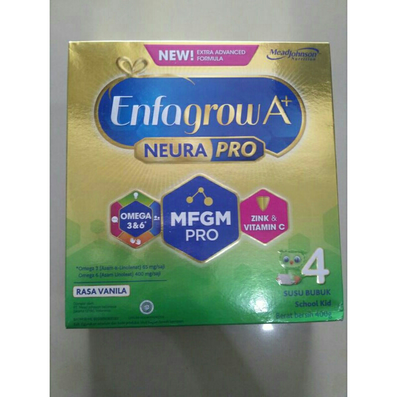 ENFAGROW A+ tahap 4 vanila 400gr