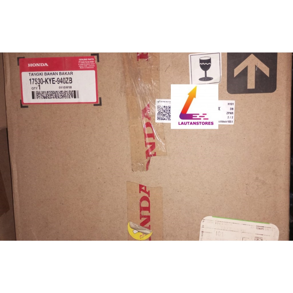 17530-KYE-940ZB Tangki Megapro Monoshok Injeksi MERAH