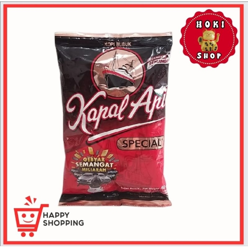 

Kopi Kapal Api 60gr / Kopi Bubuk Special