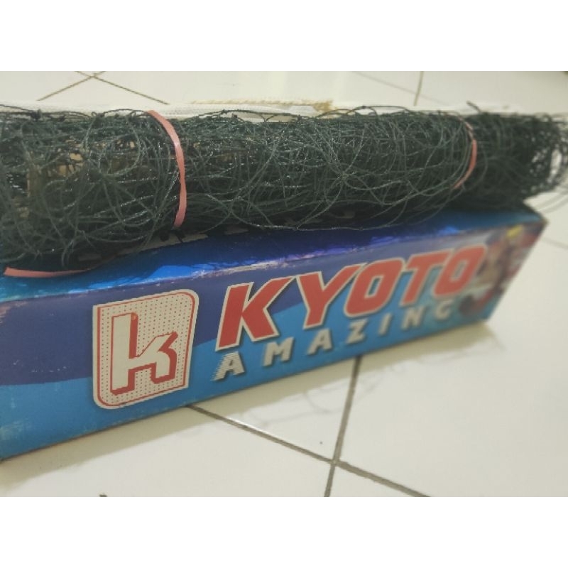 Net voli Kyoto berkualitas murah tahan lama bagus cocok untuk segala arena voli tidak gampang putus 