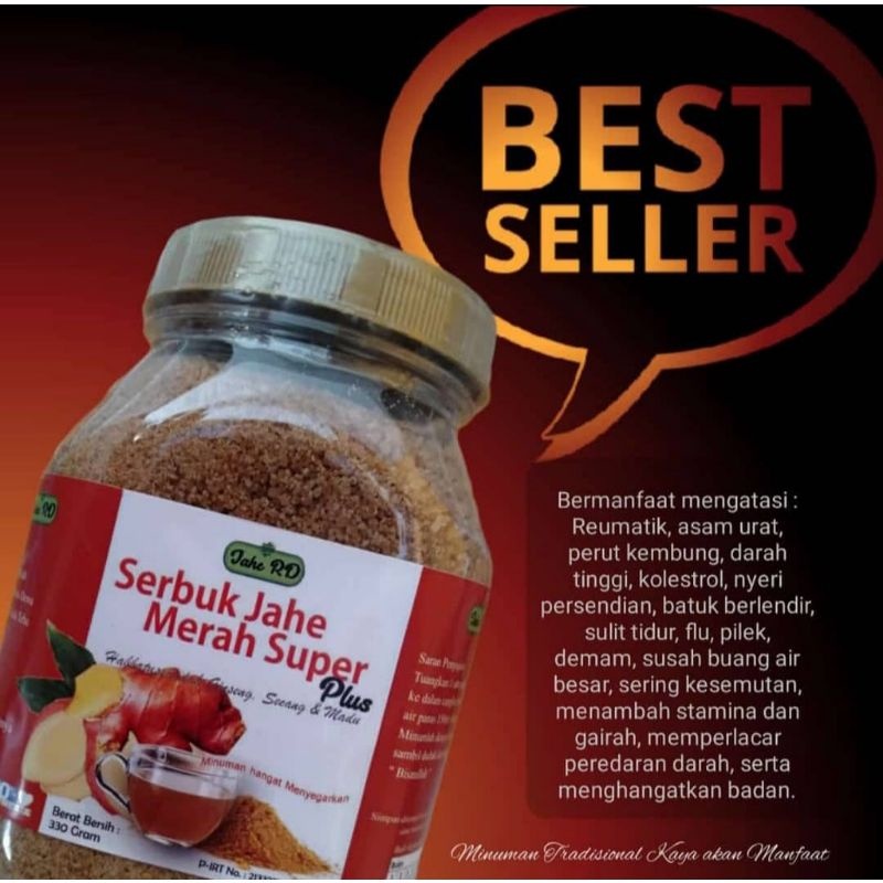

Serbuk Jaher Merah Super RD 330gr | Serbuk Jahe Aren RD 280gr | Minuman Kesehatan