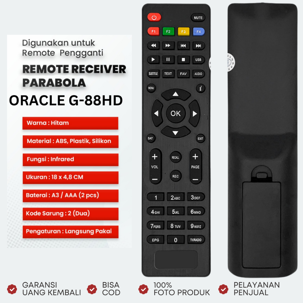 REMOTE ORACLE HD GARDINER OPTUS LGSAT VISAT HD LGSAT LG-101 RECEIVER PARABOLA HD