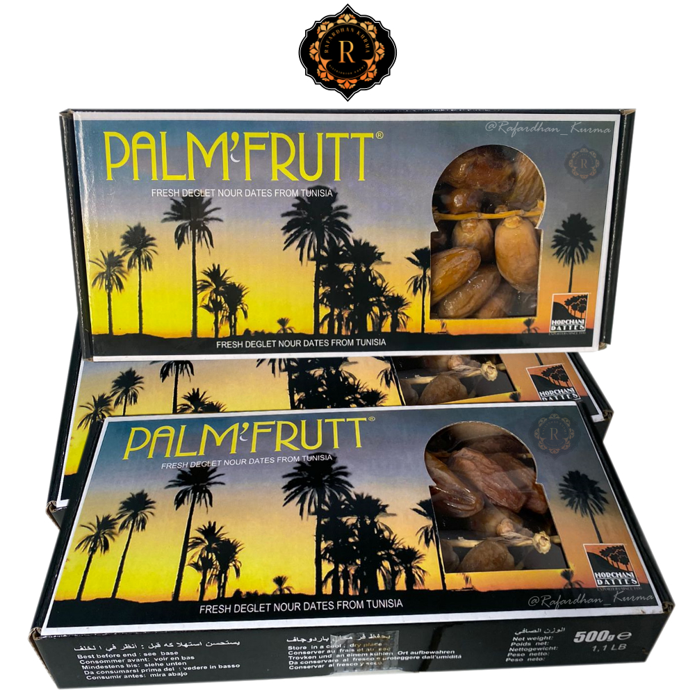 

Kurma Palm'Frutt[500gr] X [3 PCS] //Kurma Tunisia Tangkai Premium Quality