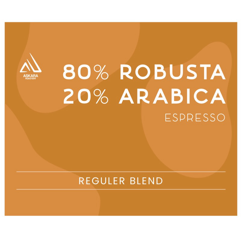 

ESPRESSO REGULER BLEND 80R/20A 1KG