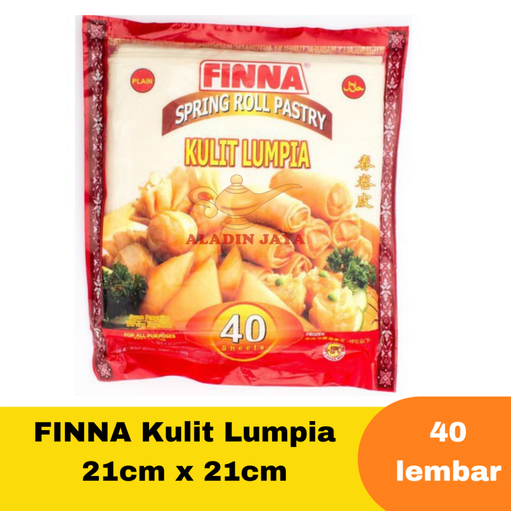 

FINNA Kulit Lumpia 21cm x 21cm isi 40 (khusus grab)