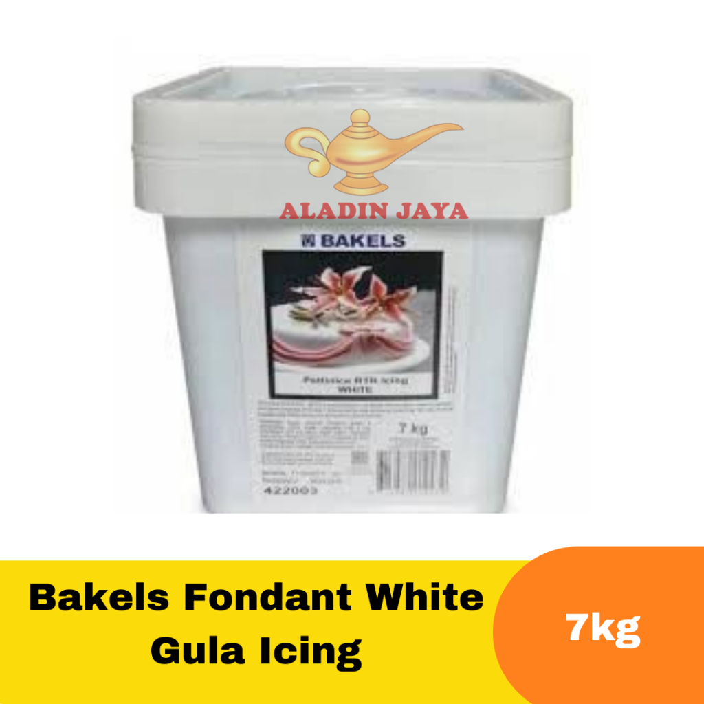 

Bakels Fondant White Gula Icing 7kg