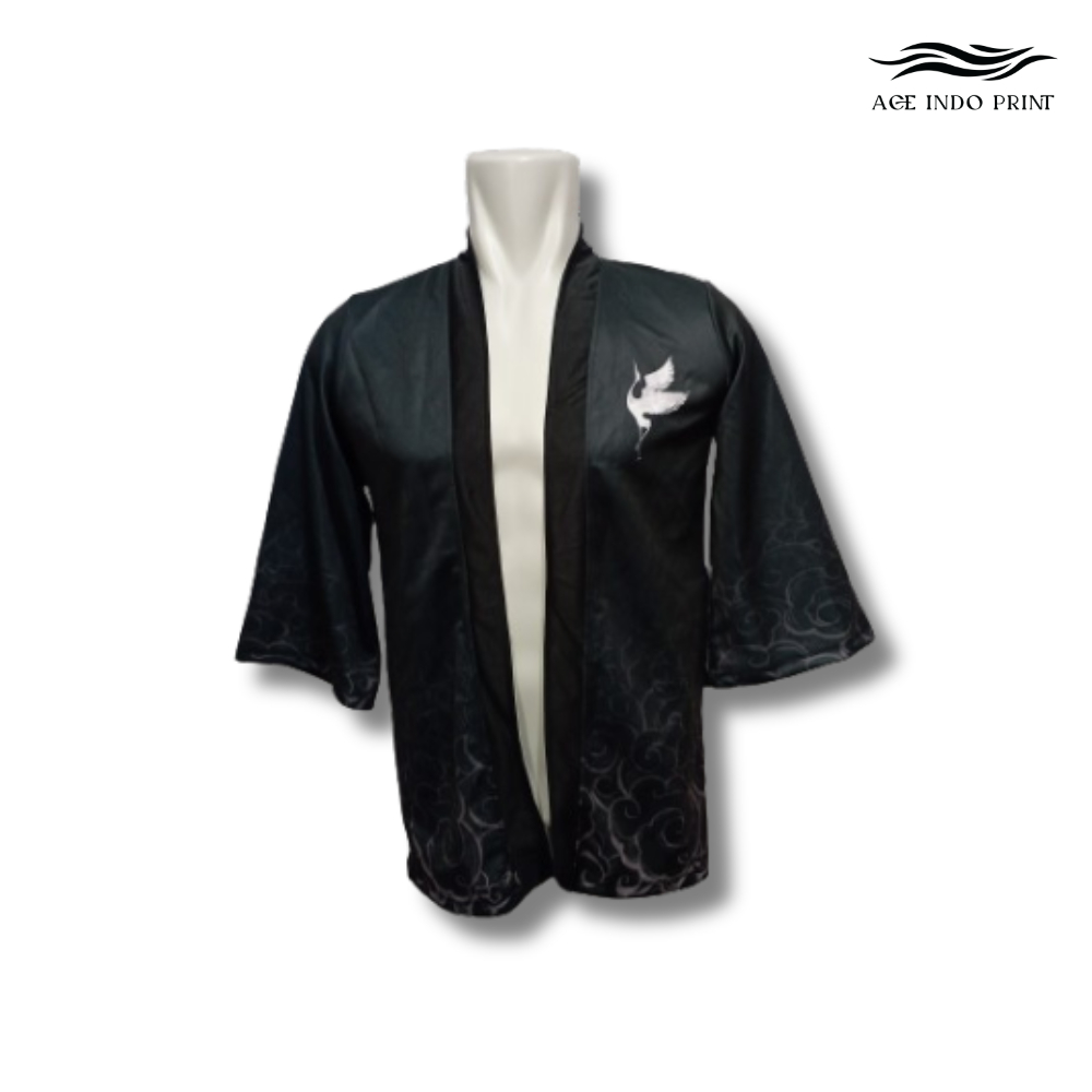 Kimono Cardigan Outer Pria Wanita Fashion #124 Cuci Gudang Flash Stock Terbatas