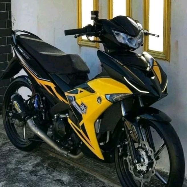 Stripping lis sticker decal variasi Yamaha Jupiter MX KING Y15ZR kuning hitam mx king sniper mx king