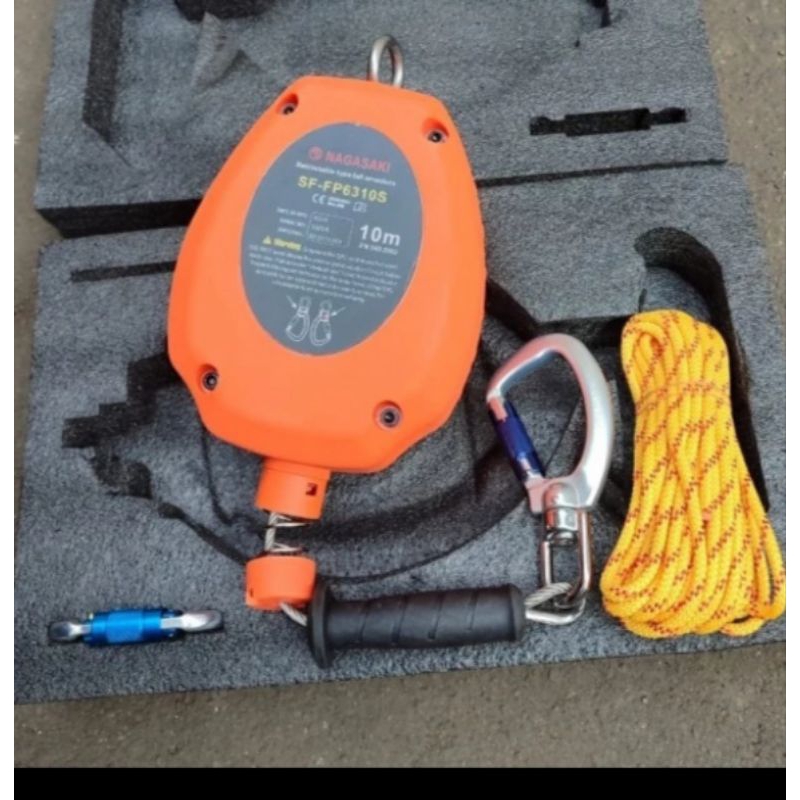 Fall Arrester Wire Rope Safety Equipment Falling Protector 10 meter nagasaki