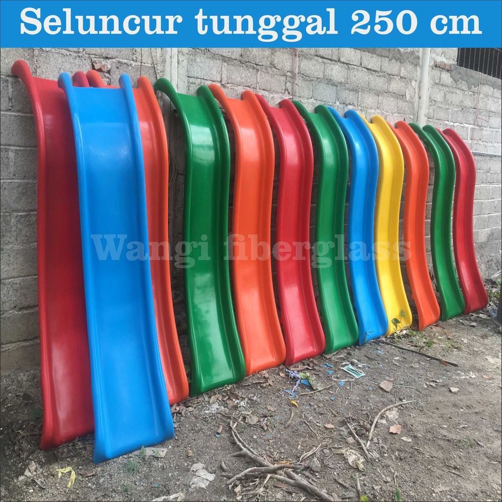 HLS - Perosotan Anak Fiber Panjang 2,5 M - Seluncuran Fiberglass