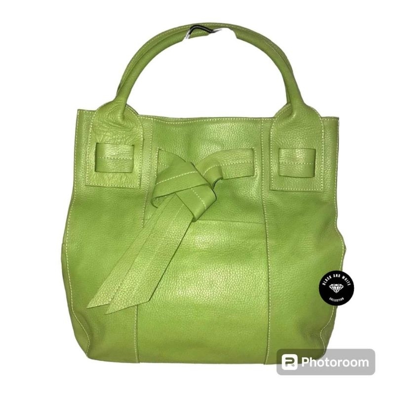 TOD'S LEATHER SATCHEL BAG