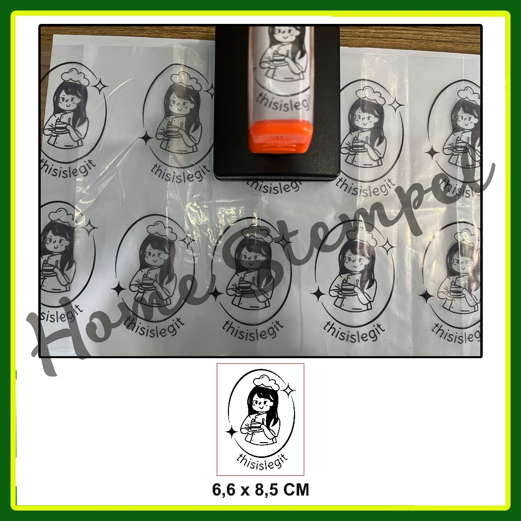 

Adn Stempel Plastik / Sterofoam / Cup + Free Tinta