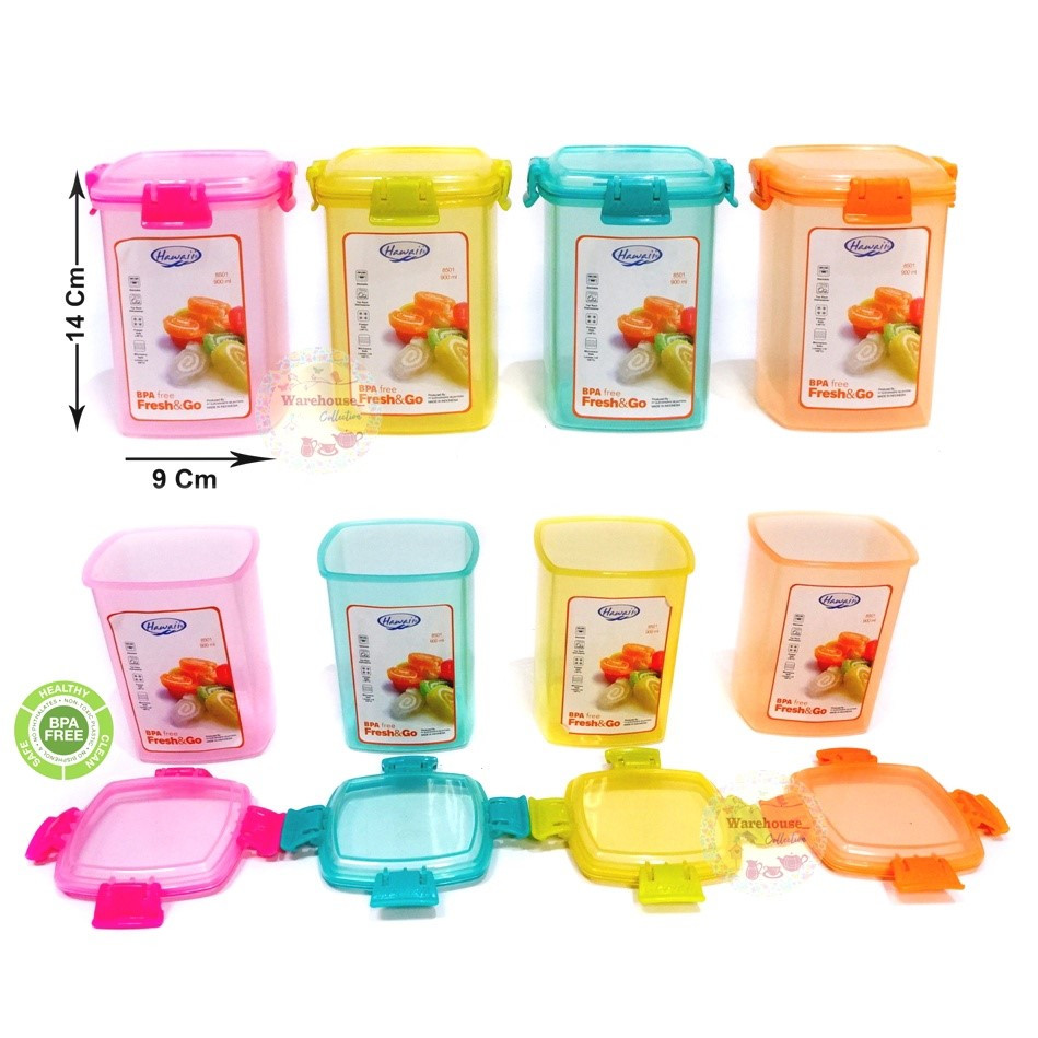 Toples / Sealware Fresh & Go 900ml Hawaii / Kotak Makan/ Toples Kue / Toples Serbaguna Hawaii 8501