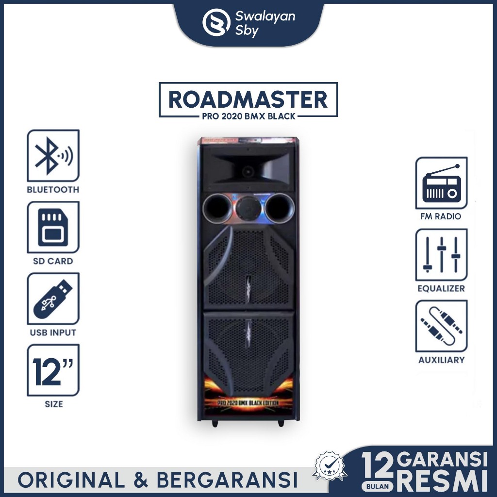 SPEAKER BLUETOOTH SUPER KARAOKE SPEAKER BLUETOOTH BASS ROADMASTER PRO 1500 GARANSI RESMI