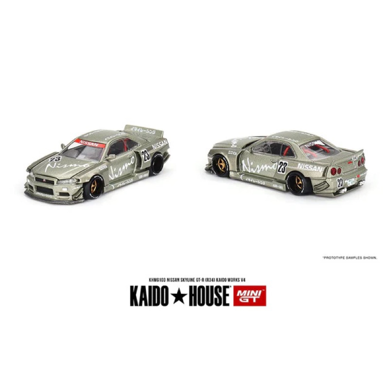 Mini GT x Kaido House Nissan Skyline GT-R R34 Kaido Works V4 KHMG103