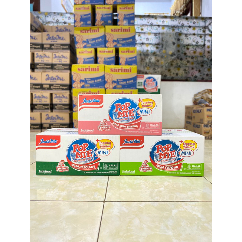 

POP MIE MINI 1 DUS ISI 24 PCS