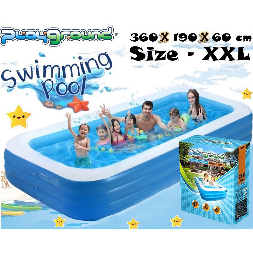 ART C23B Playground 545 546 549 Kolam Renang Karet Anak Keluarga Besar Family Pool Jumbo SNI Mandi B