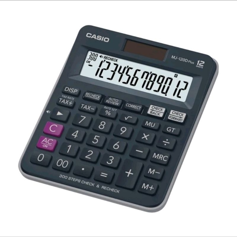 

Calculator Casio MJ-120D Plus / Kalulator Toko / Kalkulator Dagang 12 Digit