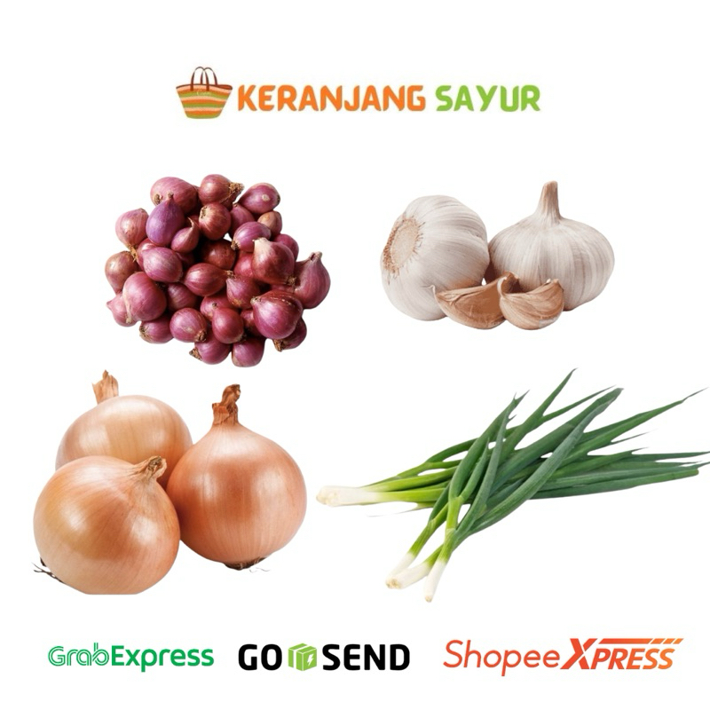

Bawang segar | Bawang Merah | Bawang Putih | Bawang Bombai | Bawang Daun
