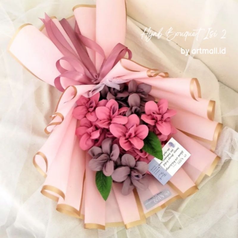 Buket Hijab Isi 2 & 3 | Buket Big Size (Instan)