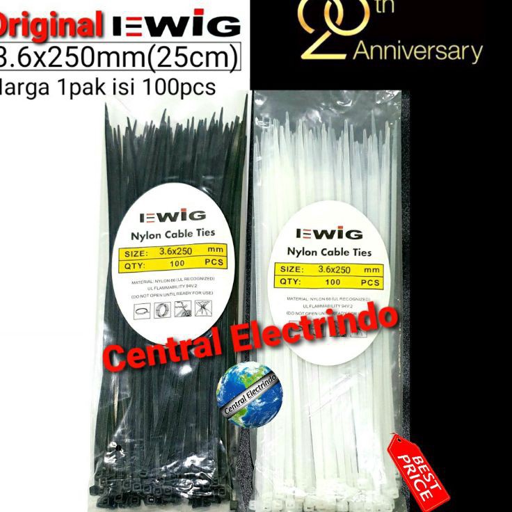 

Langsung Order Kabel Ties Cable Tie 36X25mm 25cm