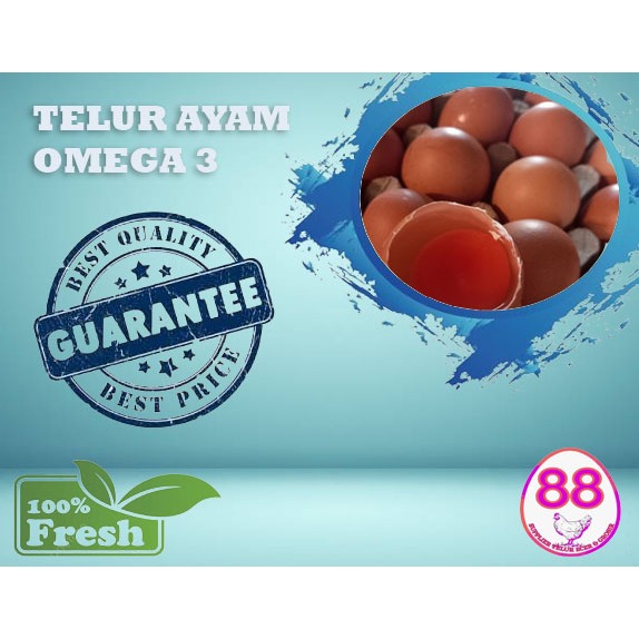 

TELUR AYAM NEGERI OMEGA 3 (1 KG)